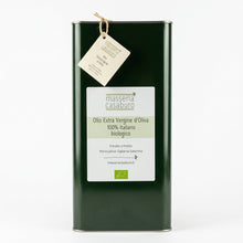 Carica l'immagine nel visualizzatore di Gallery, Olio Extravergine di Oliva biologico - lattine da 5 litri