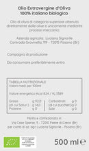 Carica l'immagine nel visualizzatore di Gallery, Olio Extravergine di Oliva biologico - lattine da 0,5 litri