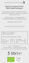 Carica l'immagine nel visualizzatore di Gallery, Olio Extravergine di Oliva biologico - lattine da 3 litri