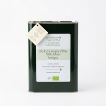 Carica l'immagine nel visualizzatore di Gallery, Olio Extravergine di Oliva biologico - lattine da 3 litri
